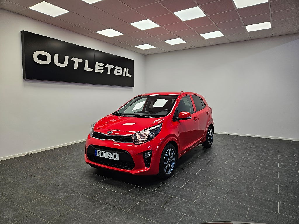 Kia Picanto 1.0 MPI 67hk GLS Backkamera Rattvärme Nyservad