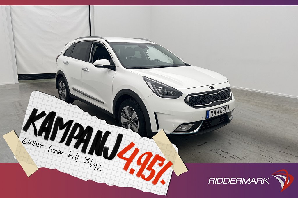 Kia Niro P-HEV 141hk Advance Plus 2 Skinn Kame 4,95% Ränta