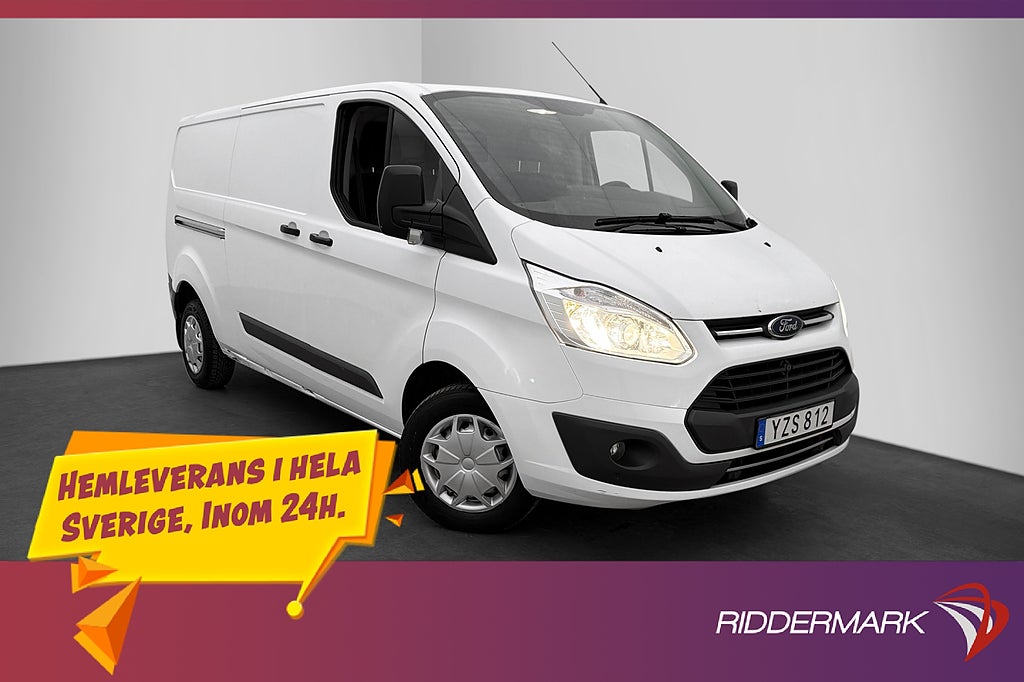 Ford transit-custom L2 2.0TDCi Värmare Dragkrok 3-Sits PDC