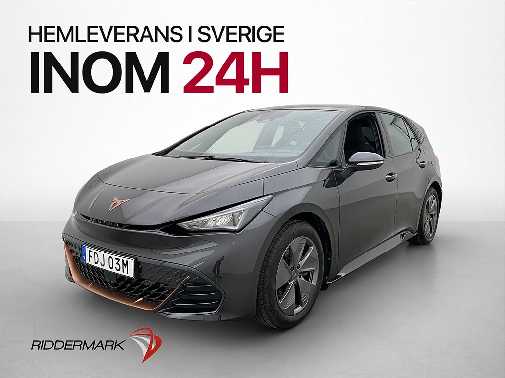 Cupra Born 58 P-Sensorer CarPlay Bluetooth Batteritestad
