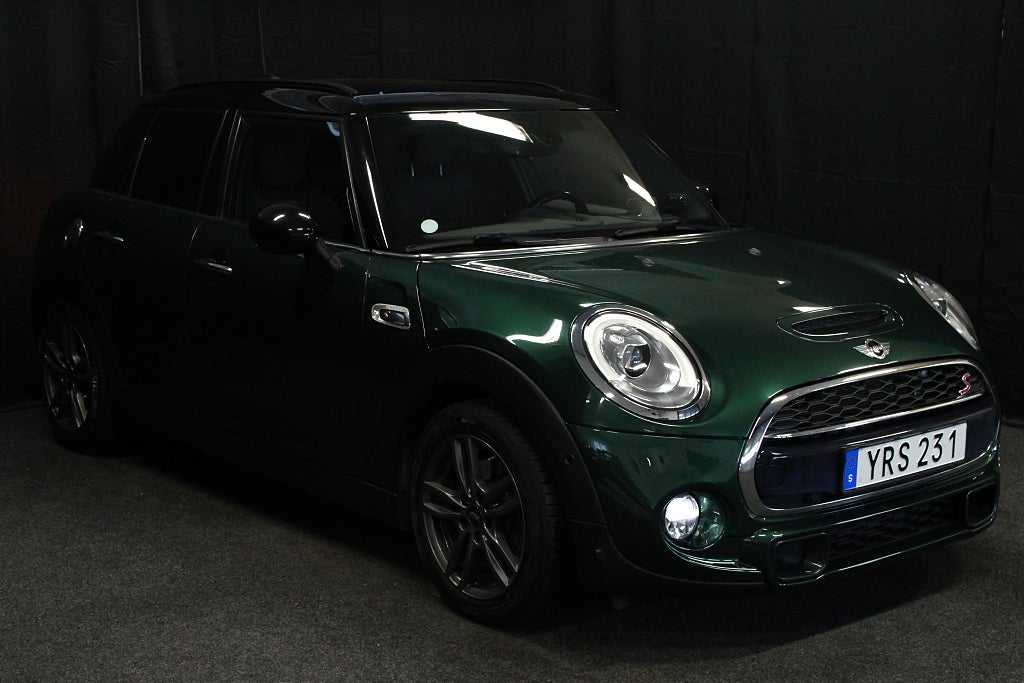 MINI Cooper S Chili 5-dörrars |H/K|HUD|GPS|Keyless|Lågmil|192hk