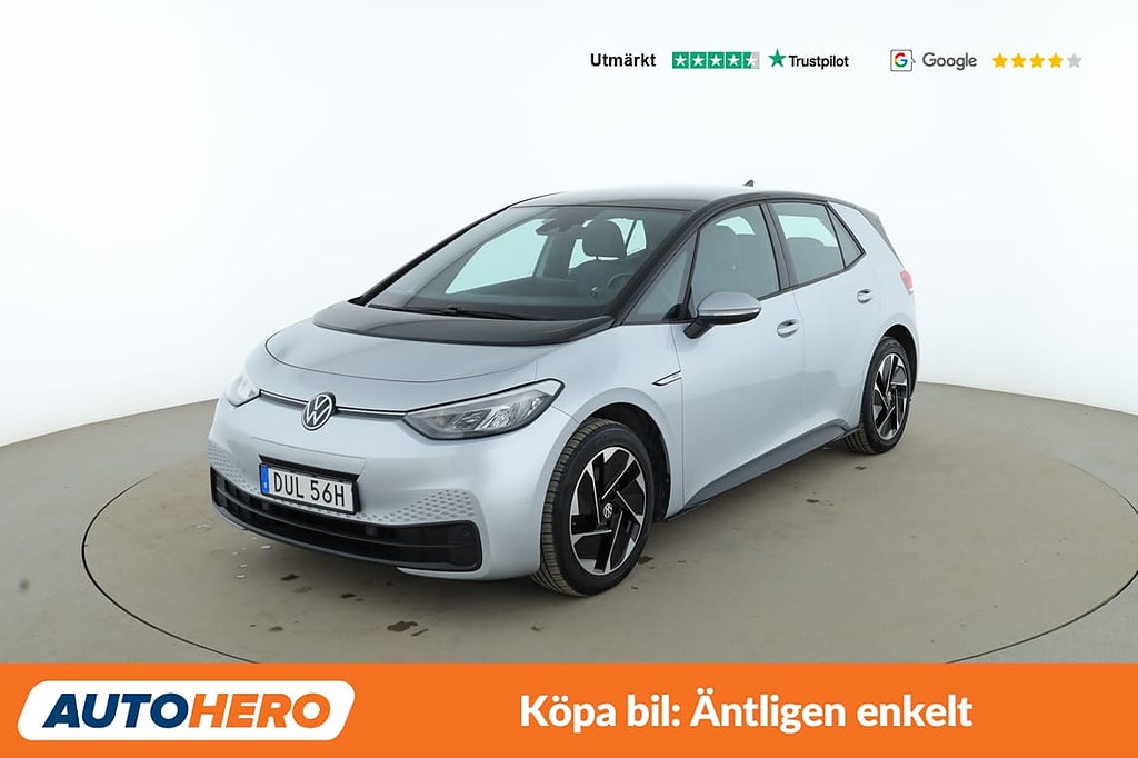 Volkswagen ID.3 Pro Performance Life / GPS, ACC, Lane assist