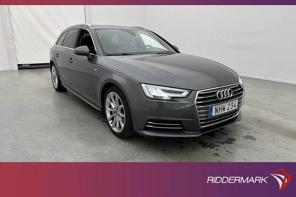 Audi A4 Avant 2.0 TDI 190hk S-Line Cockpit Skinn Navi