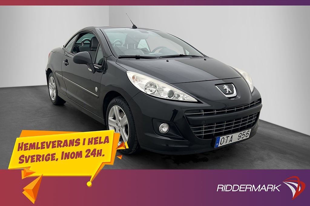 Peugeot 207 CC 1.6 VTI 120hk Farthållare Skinn