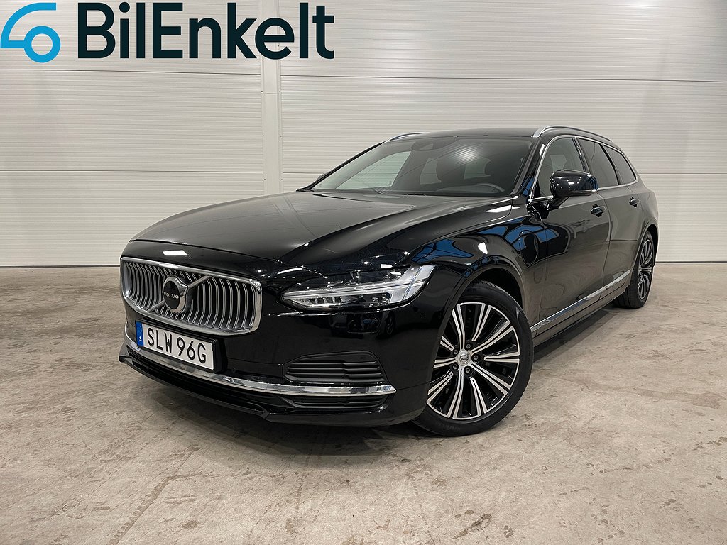 Volvo V90 Recharge T6 AWD Inscription Kamera GPS VOC Drag 2021 340hk