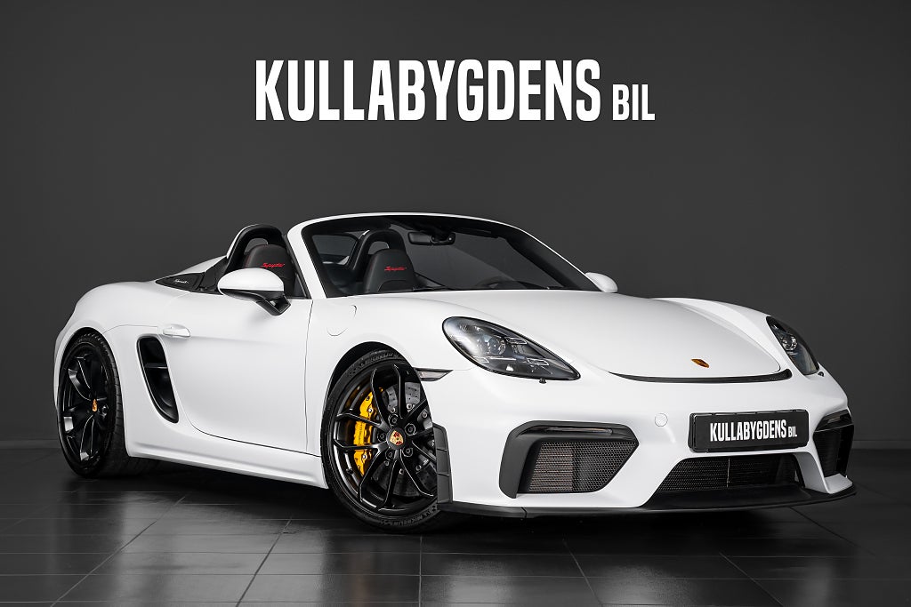 Porsche 718 Spyder Spyder 4.0l 420hk | PCCB | Sport Chrono | Carplay |