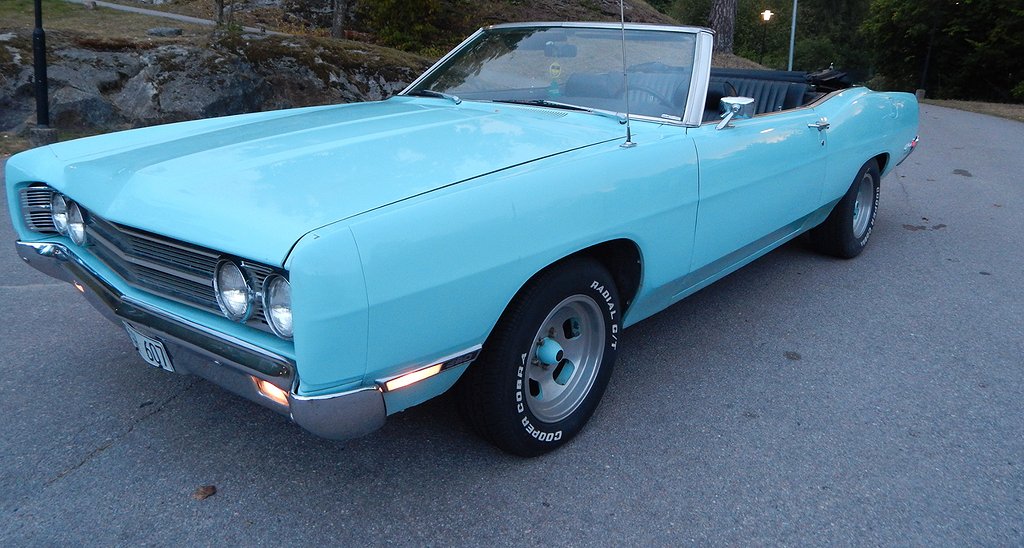 Ford Galaxie 500 Convertible 390 C6-Låda Härlig åkis