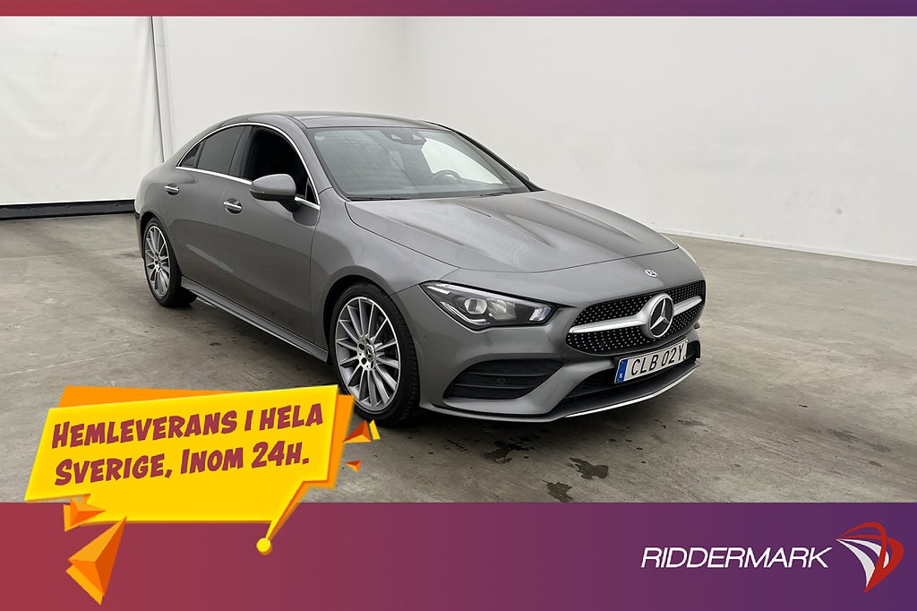 Mercedes-Benz CLA 200 163hk AMG Pano Widescreen Burmester
