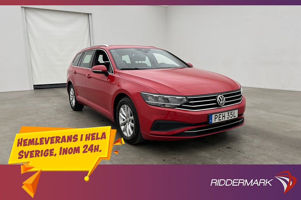 Volkswagen Passat SC 1.5 TSI 150hk P-Värm Kamera Drag Navi