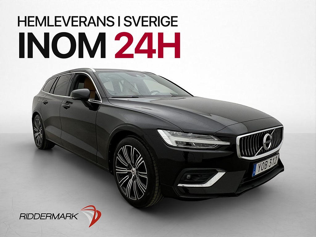 Volvo V60 D4 190hk Inscription Värmare VOC Kamera Drag Skinn