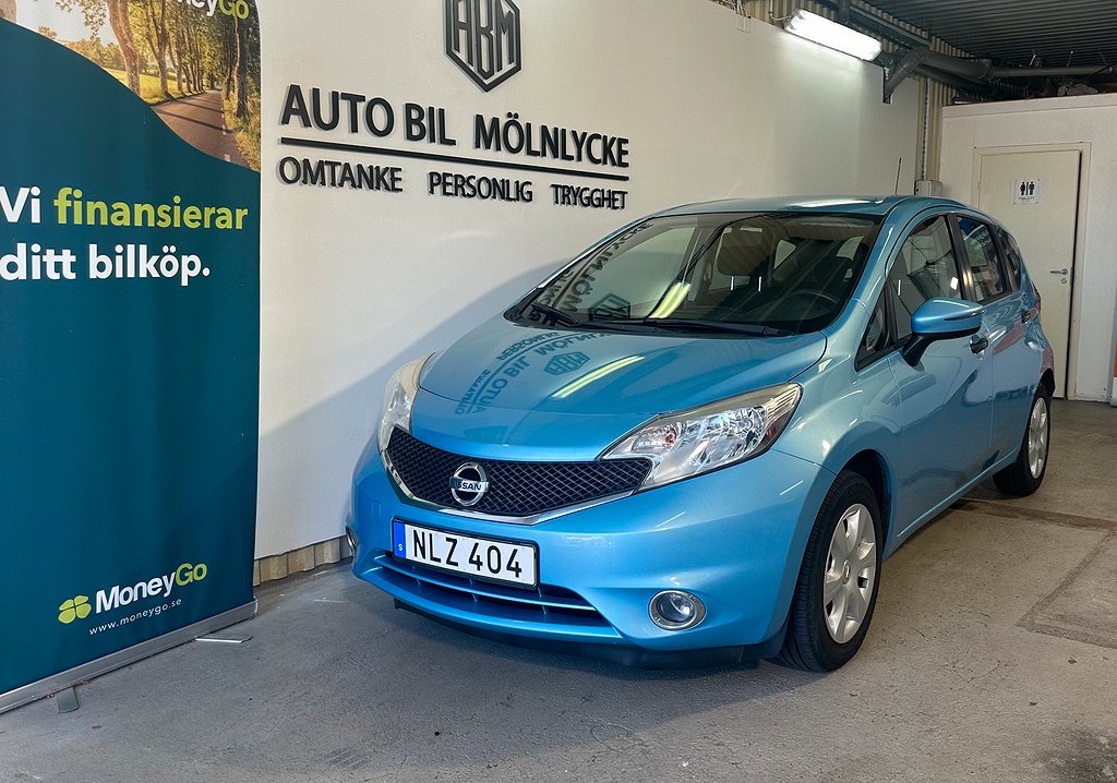 Nissan Note 1.2 Euro 5Ny Servad Ny Besiktad