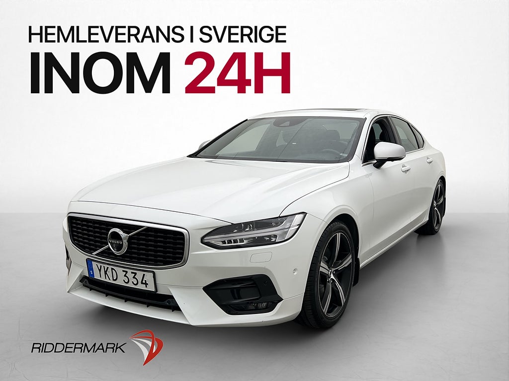 Volvo S90 D5 Polestar AWD R-Design Pano 360° HUD Värm Drag