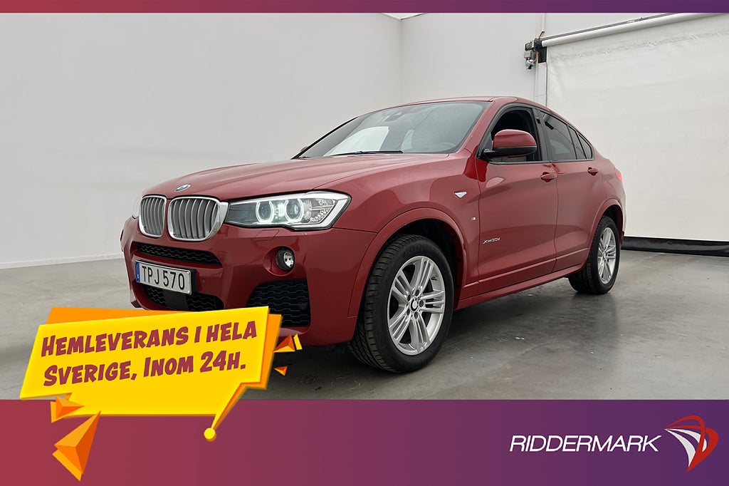 BMW X4 xDrive30d 258hk M Sport Head-up Kamera HiFi Navi