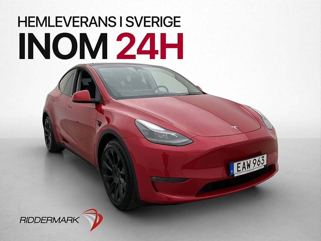Tesla Model Y Long Range AWD Autopilot Panorama Skinn Drag
