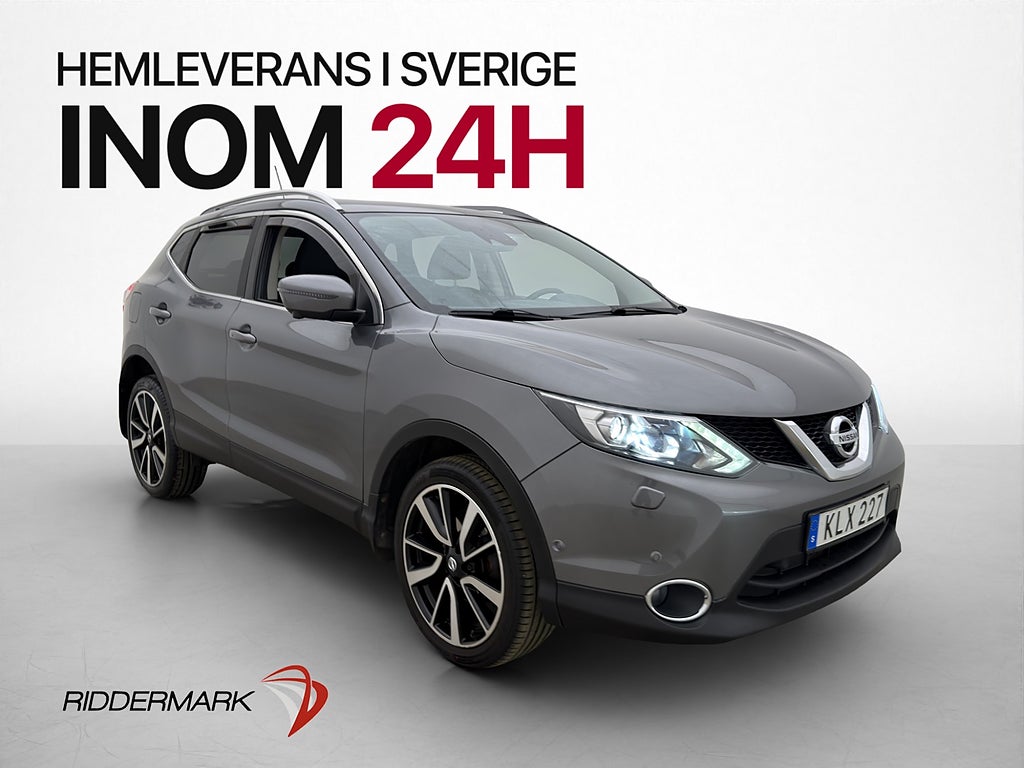 Nissan Qashqai 1.2 115hk Tekna Panorama 360° Keyless Elstol