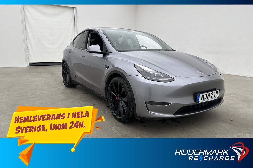 Tesla Model Y Performance AWD Svensksåld Autopilot Pano Drag