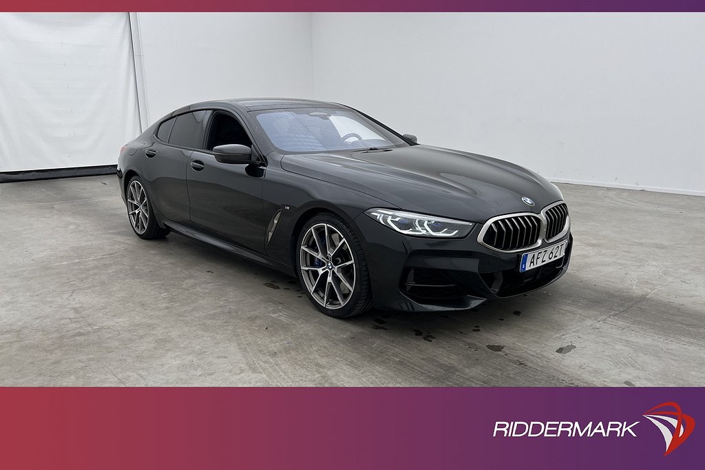 BMW M850i xDrive Gran Coupé Kolfiber B&W Pano Laser Night