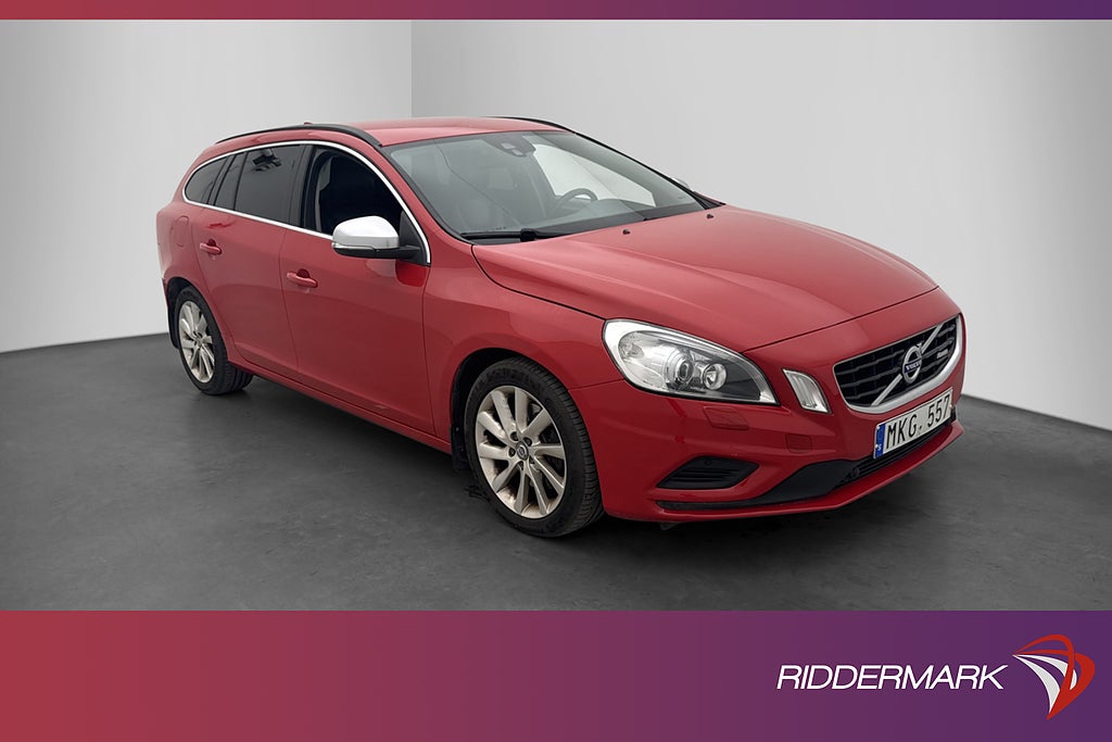 Volvo V60 D4 AWD 163hk R-design VOC Värmare P-Sensorer Skinn
