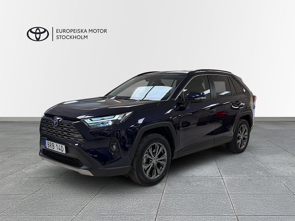 Toyota RAV4 2,5 HYBRID AWD-I EXECUTIVE SKINN V-HJUL CARPLAY 374 MIL