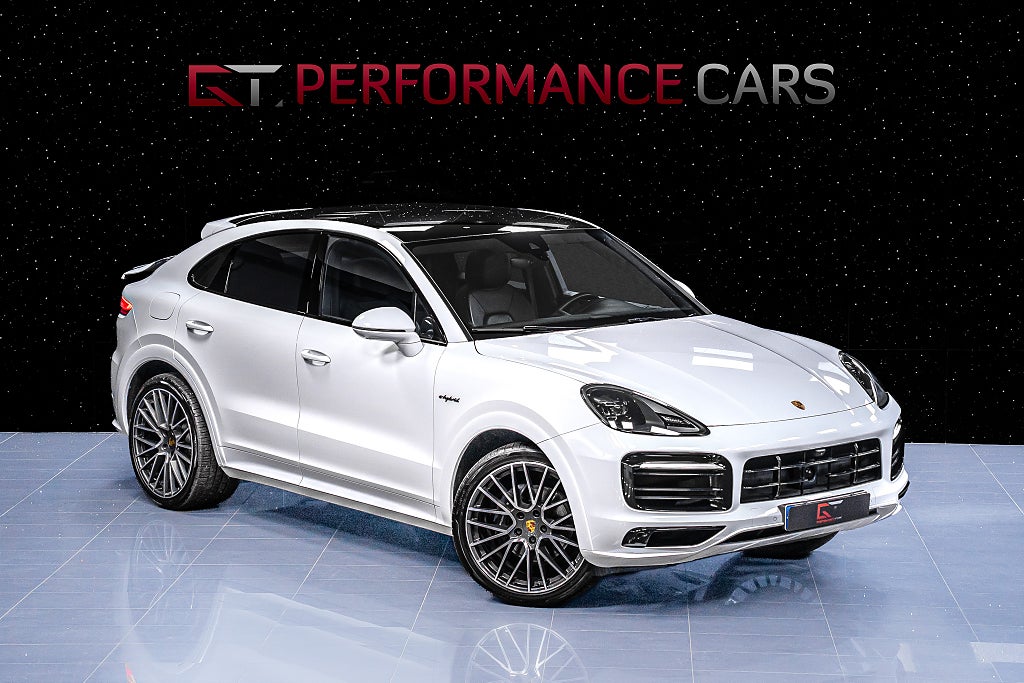 Porsche Cayenne E-Hyb Coupé PlatinumEdt MOMS SportDesign 22" Pano 14-vägs BOSE 