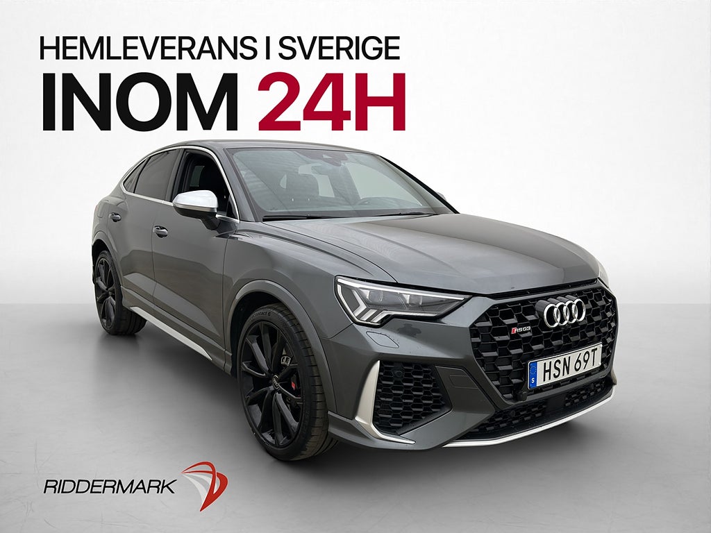 Audi RSQ3 Sportback 400hk En-Brukare Matrix M&K-Värmare Drag