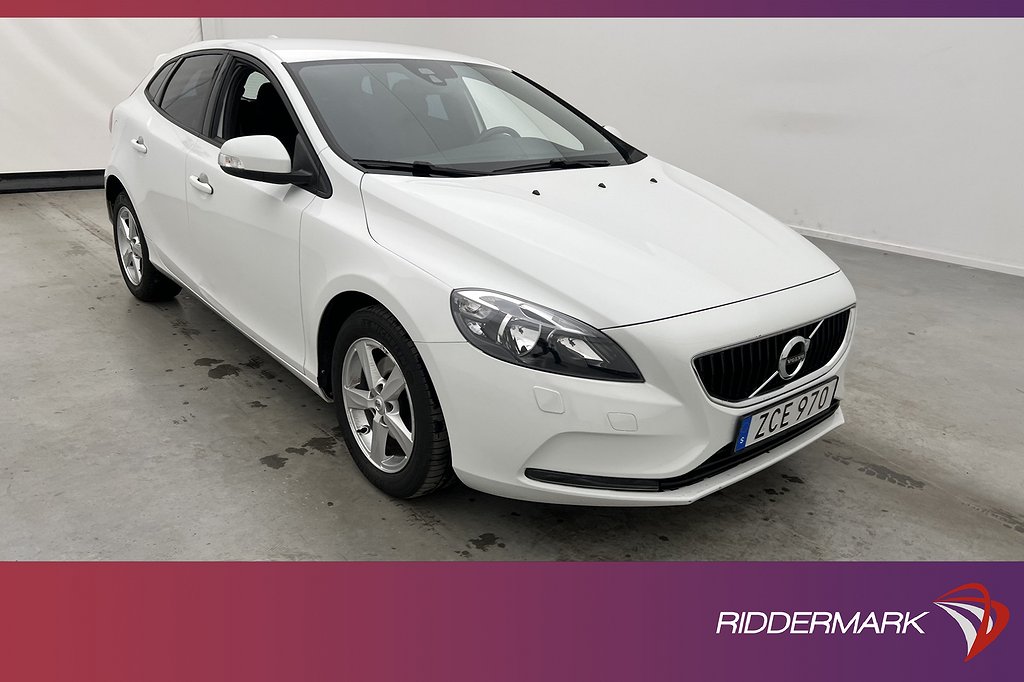 Volvo V40 T3 152hk Kinetic VOC P-Värm Sensorer Farthållare