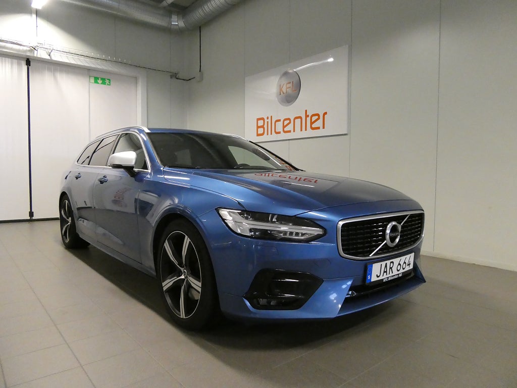 Volvo V90 T4 R-Design Aut-Drag-Elstol-Rattvärme-Värmare-VOC-SoV