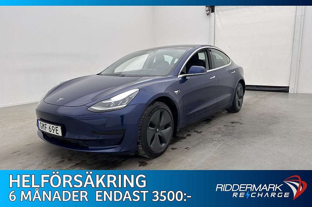Tesla Model 3 Standard Range Plus Autopilot Svensksåld