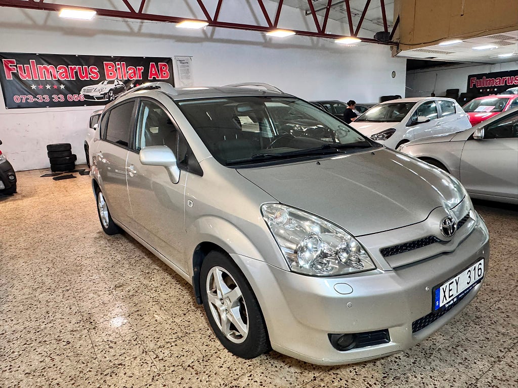 Toyota Corolla Verso 1.8 VVT-i Automat 7 Sits Ny Servad 
