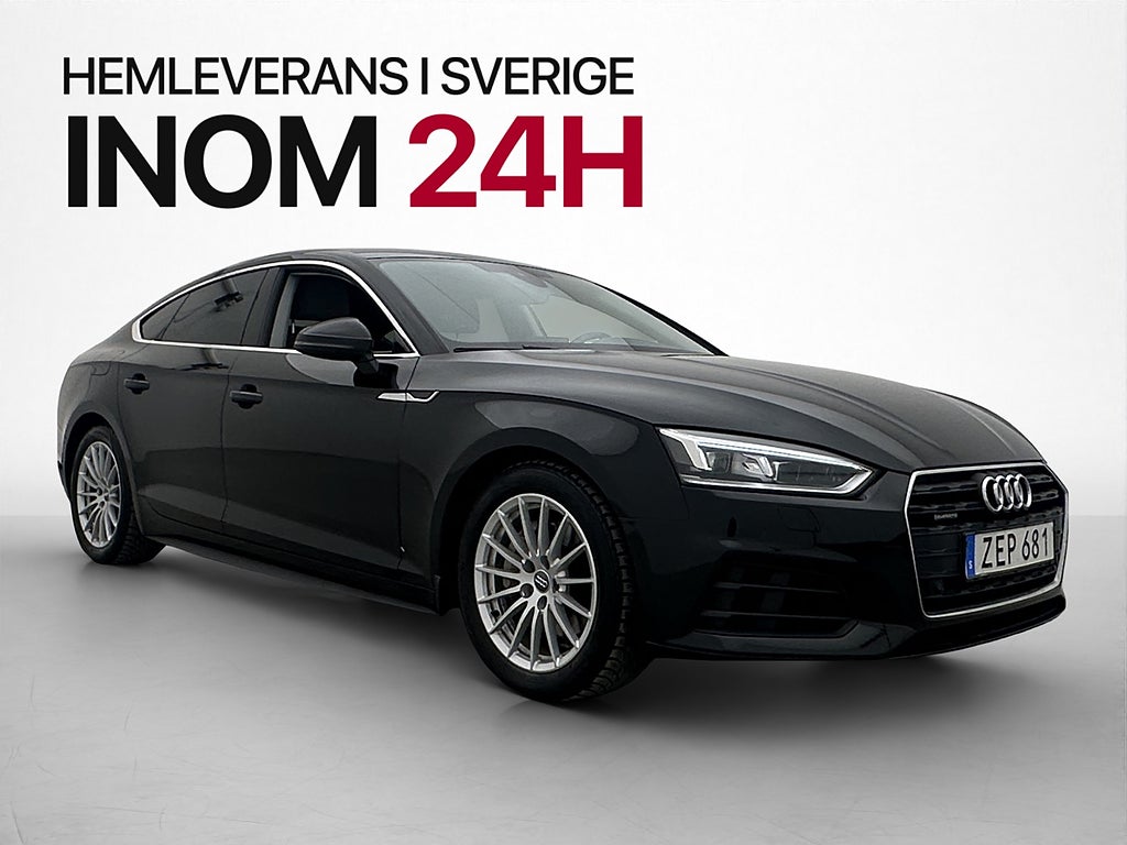 Audi A5 Sportback 2.0 TDI Quattro Värm Drag Kamera Rattvärme