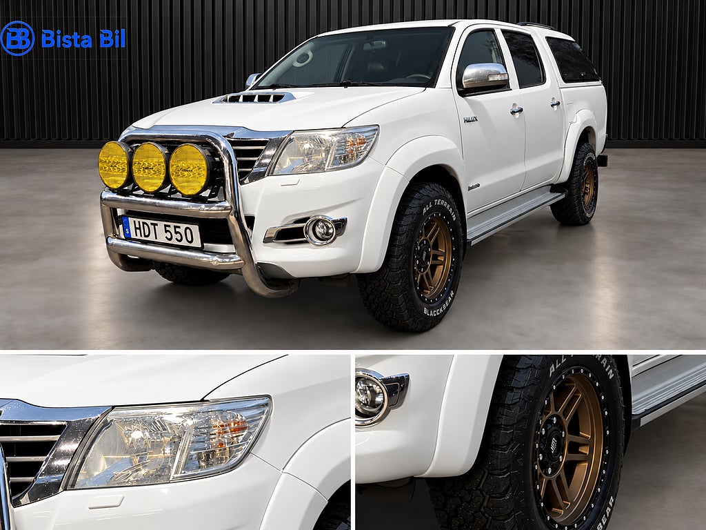Toyota HiLux D-Hytt 3.0 D-4D 4X4 Inv | Mudders | Nyserv | S&V | M&K
