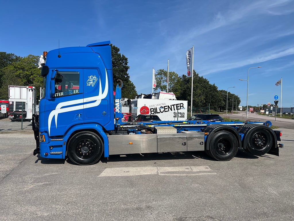 Scania R660 V8 6x2*4 Lastväxlare, ADR, Liftdumper, Euro 6