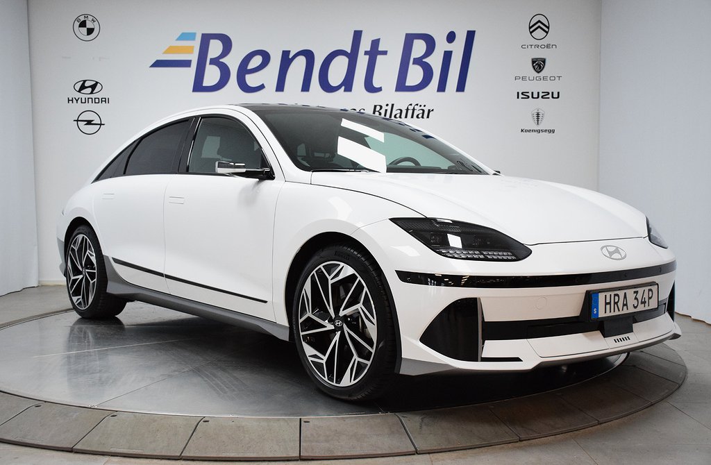 Hyundai IONIQ 6 Advanced 77.4 kWh AWD 325hk/ Digitala sidobackspeglar