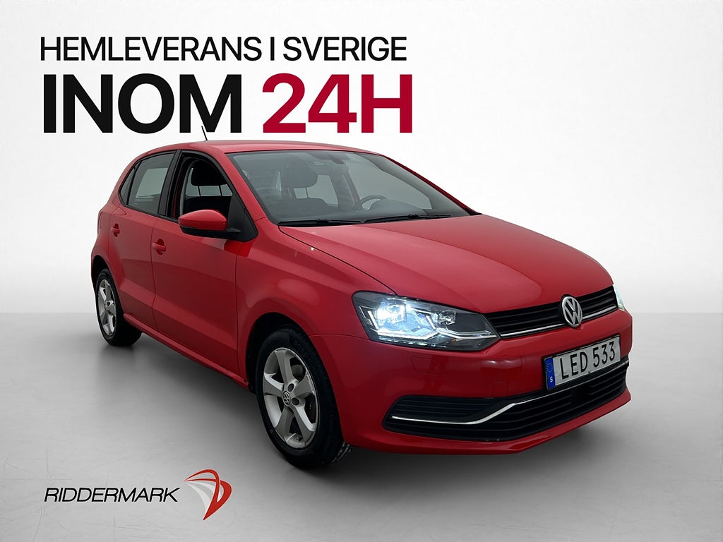 Volkswagen Polo 1.2 TSI 90hk Base Bluetooth AC 1-Brukare