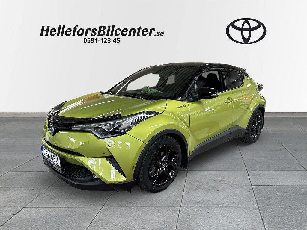 Toyota C-HR Hybrid 1,8 122hk Neon Lime edt Motorv Led-ramp V-hjul Nav