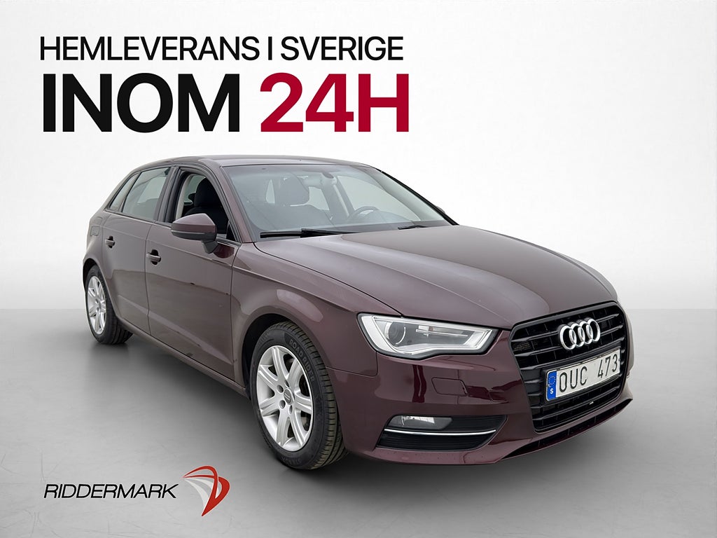 Audi A3 Sportback TDI Quattro Farthållare 0.49 l/mil BT