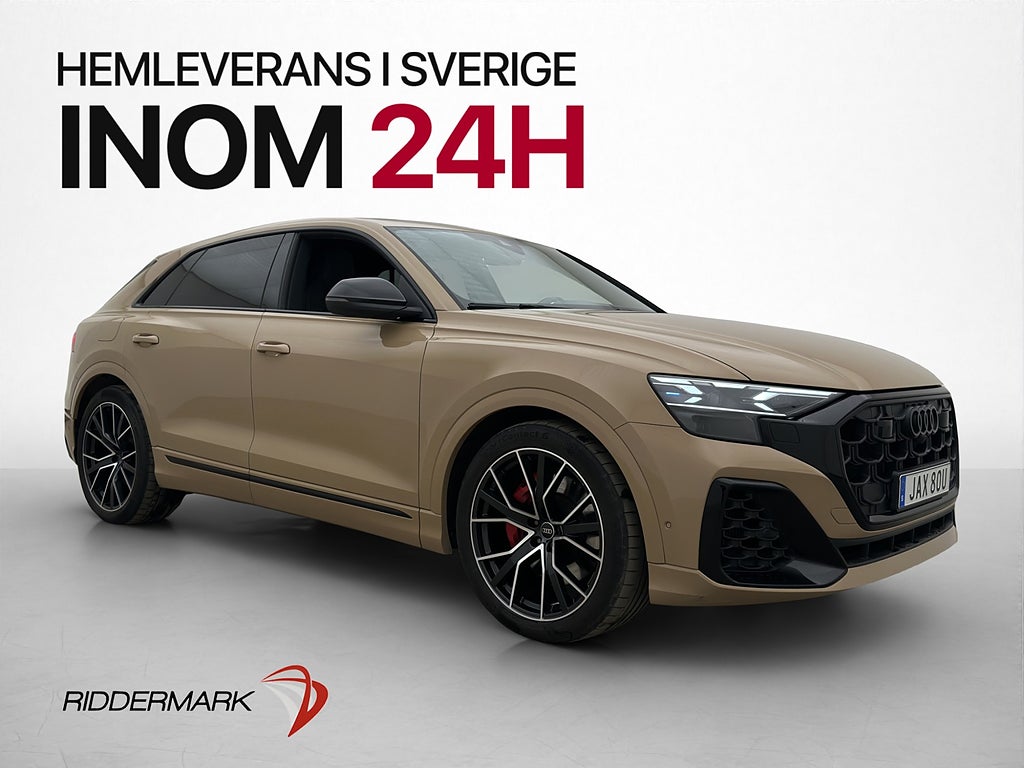 Audi Q8 60 TFSI e 490hk S-Line Pano B&O Luftfjädring Matrix