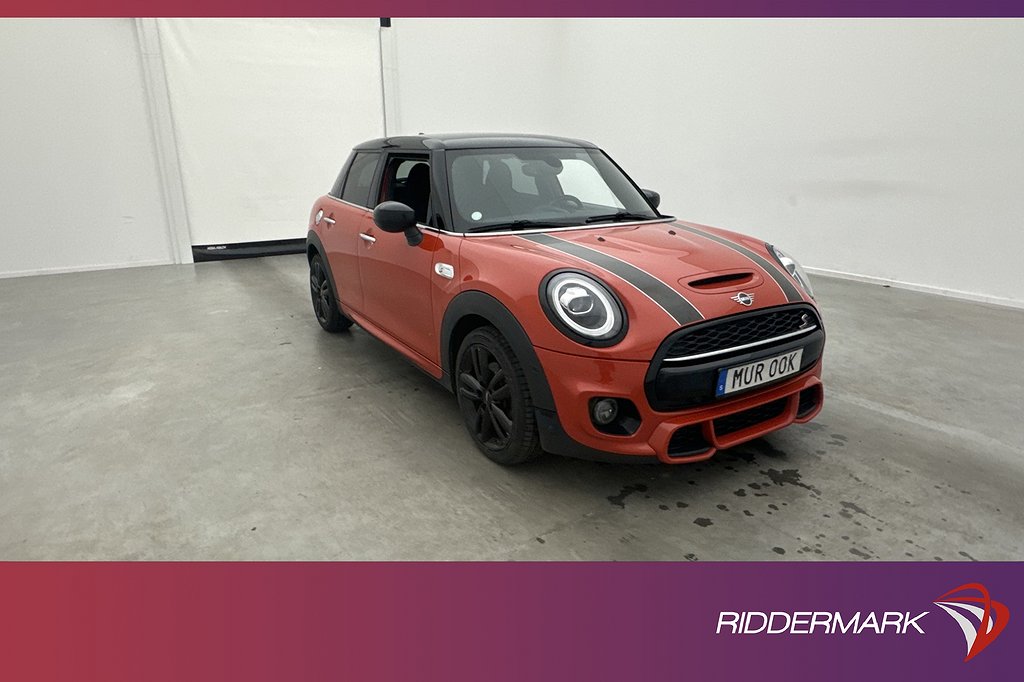 MINI Cooper S 5-dr 192hk JCW Sensorer Ambient Sportstolar