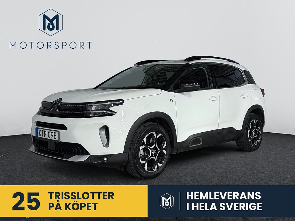 Citroën C5 Aircross Hybrid 225hk Adap-Farth Förklimatisering  Elstol Navi