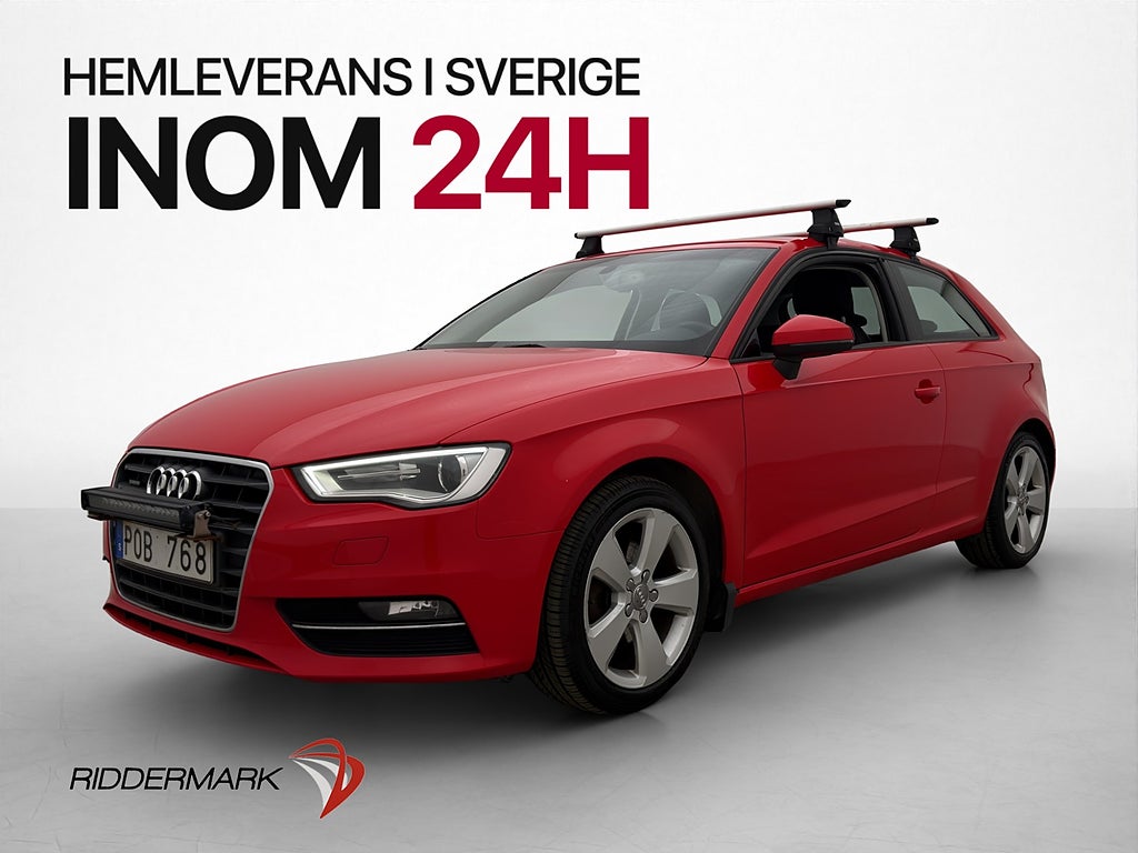Audi A3 2.0 TDI 150hk Quattro Ambition Farthållare Takräcken