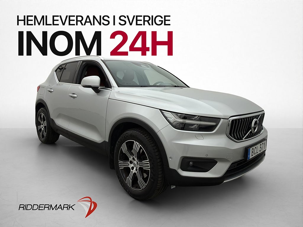 Volvo XC40 D4 AWD Inscription Kamera Läder Dragkrok Värmare