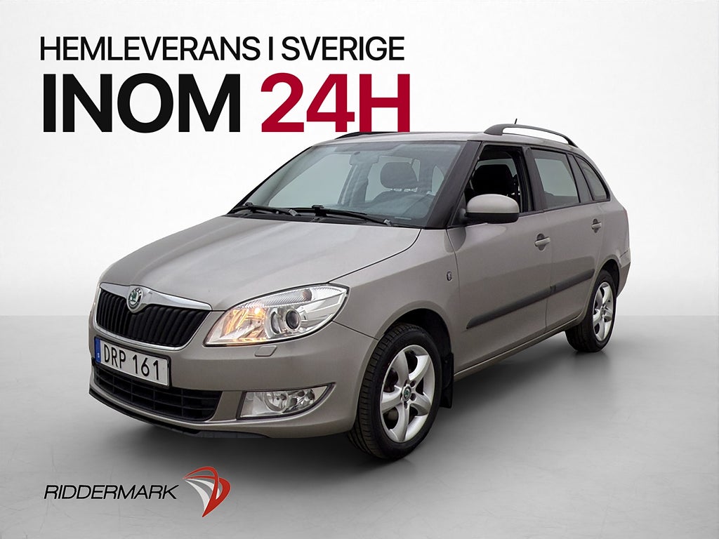 Skoda Fabia Kombi TSI 86hk Elegance P-Sensorer Farthållare
