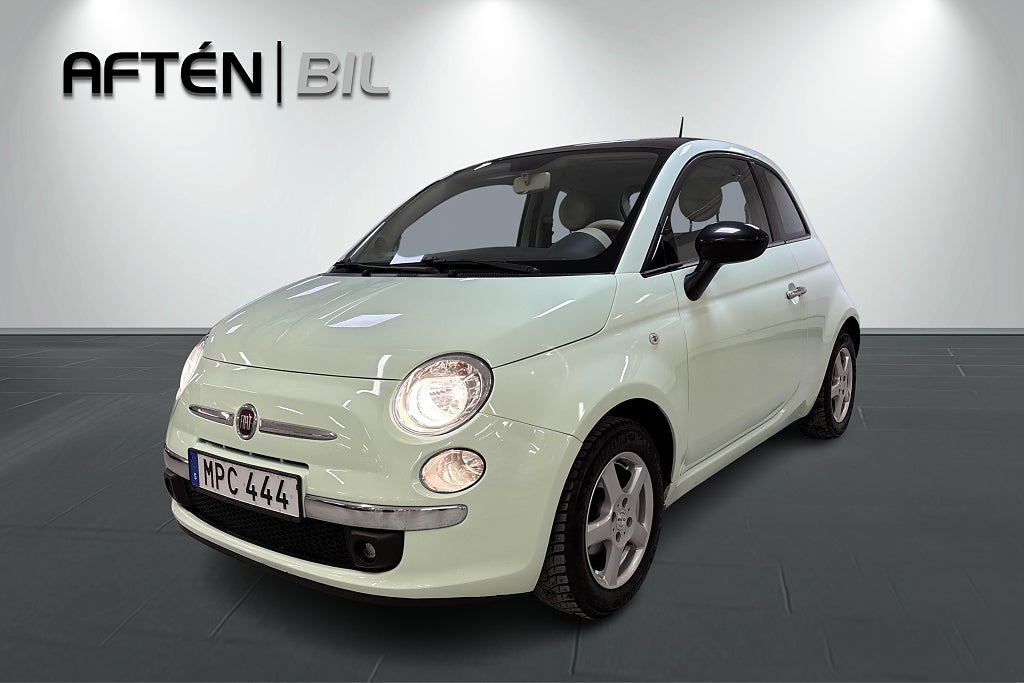 Fiat 500 1.2 8V Lounge Glastak Sportstolar