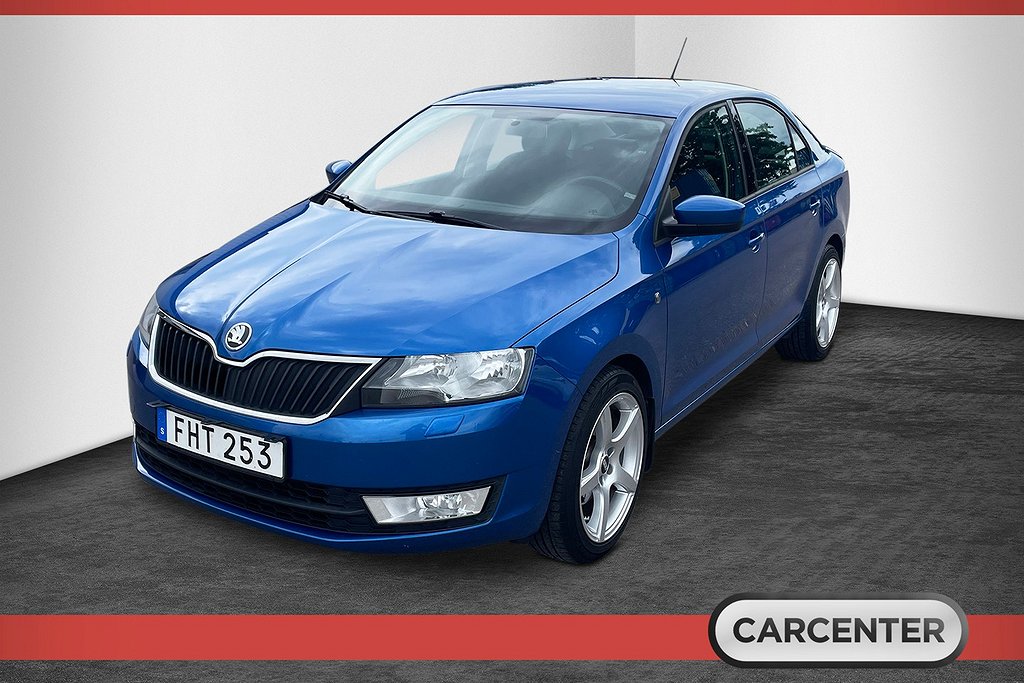 Skoda Rapid 1.2 TSI Plus /1-Ägare/P-sens/Drag/Låg skatt