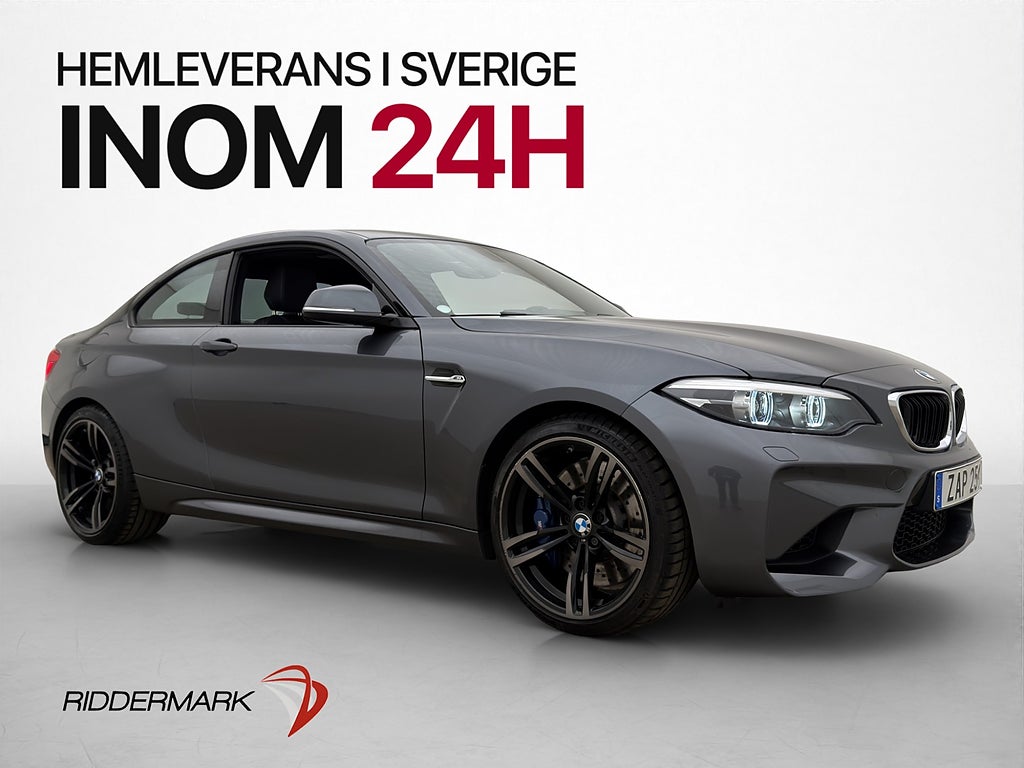 BMW M2 DCT 370hk H/K Skinn Rattvärme 3-Brukare Svensksåld