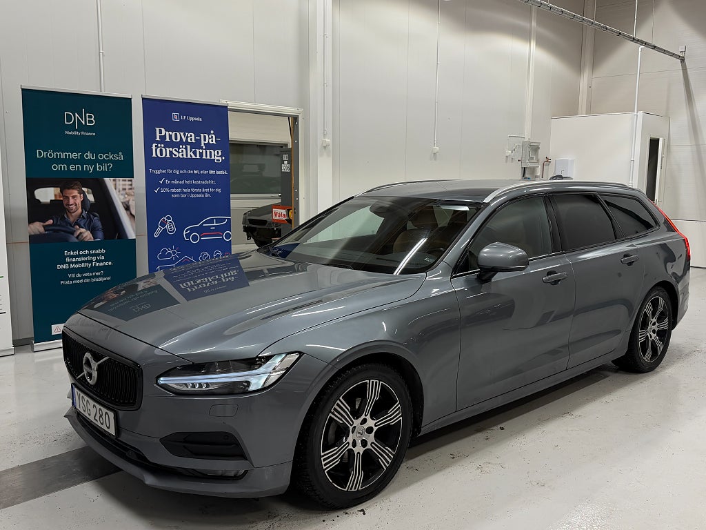 Volvo V90 D4 AWD Momentum Adv Skinn Drag D-värm Kamrem bytt