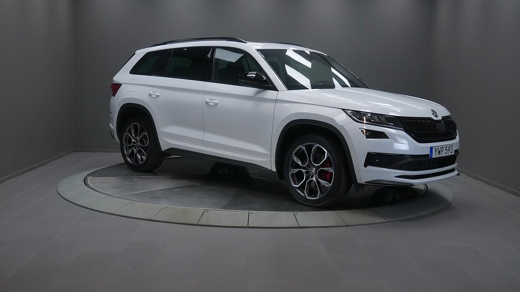 Skoda Kodiaq RS 2.0 TDI /RÄNTA 4,95%/ 7-Sits /Drag / Värmare