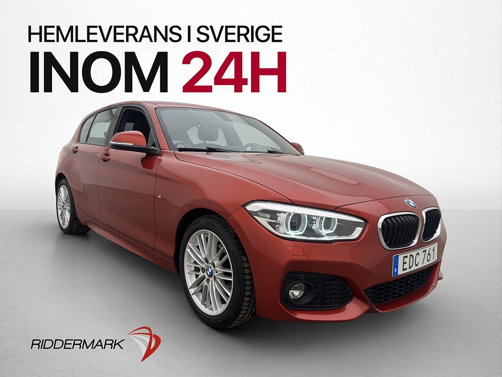 BMW 118 i 136hk M Sport Dragkrok Sensorer Keyless Bluetooth