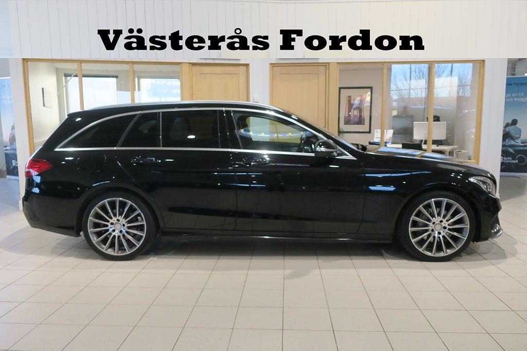 Mercedes-Benz C 220 T d AMG D-Värmare Drag Burmester Läder Navi