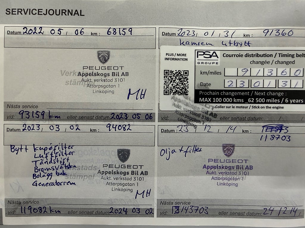 Peugeot 3008 1.2 PureTech 130 EAT GT-Line Helgkampanj 149.900:- - miniatyr 25